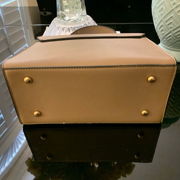 Dune London Mauve with Goldtone Hardware Crossbody Satchel Bag with Coin Purse - Picture 6 of 8